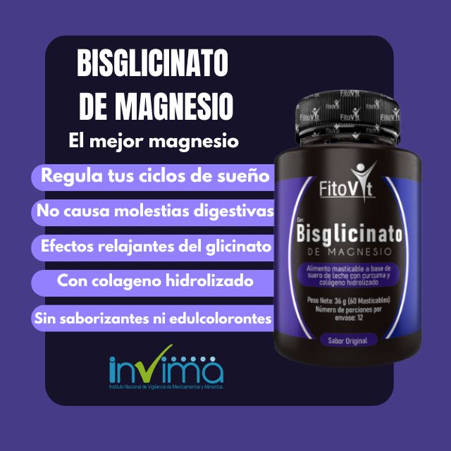 BISGLICINATO DE MAGNESIO FITOVIT + ENVÍO GRATIS