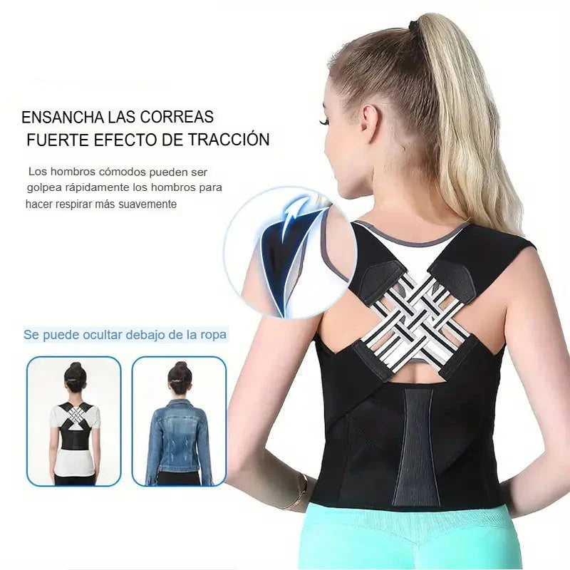 CORRECTOR DE POSTURA CON SOPORTE LUMBAR OrtoSalud™