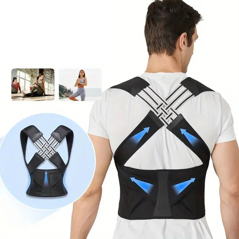 CORRECTOR DE POSTURA CON SOPORTE LUMBAR OrtoSalud™