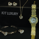 [COMPRA 1 LLÉVATE 6] RELOJ LUXURY + PULSERA + ARETES + COLLAR + ANILLO + ESTUCHE PREMIUM + ENVÍO GRATIS