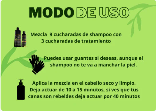 SHAMPOO CHAO CANAS 3 en 1 + TRATAMIENTO + ENVÍO GRATIS